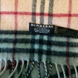 Authentic Vintage Burberry Cashmere Scarf